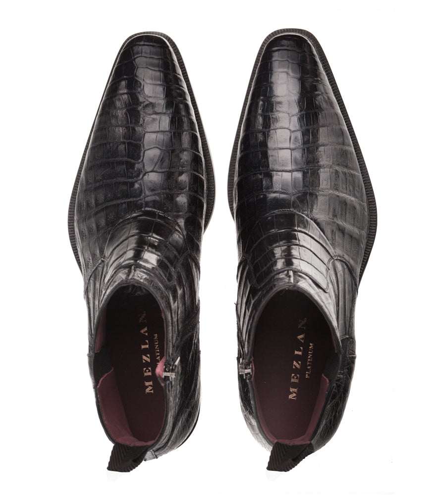 Mezlan Blackmore Crocodile Boot - Luxury Exotic Leather - 8