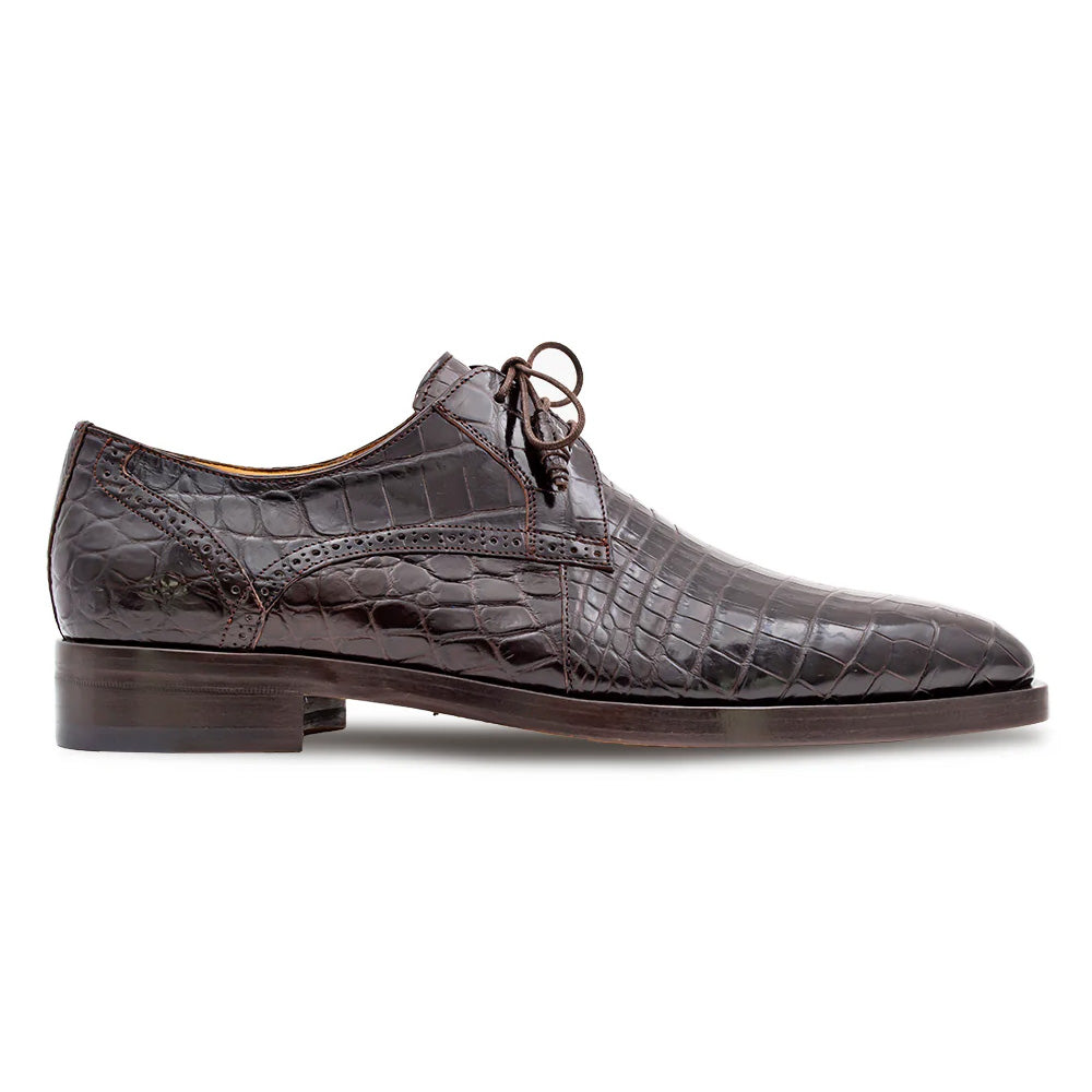 Mezlan Dandy Alligator Lace-Up Brown (EX4967-J) - Medium
