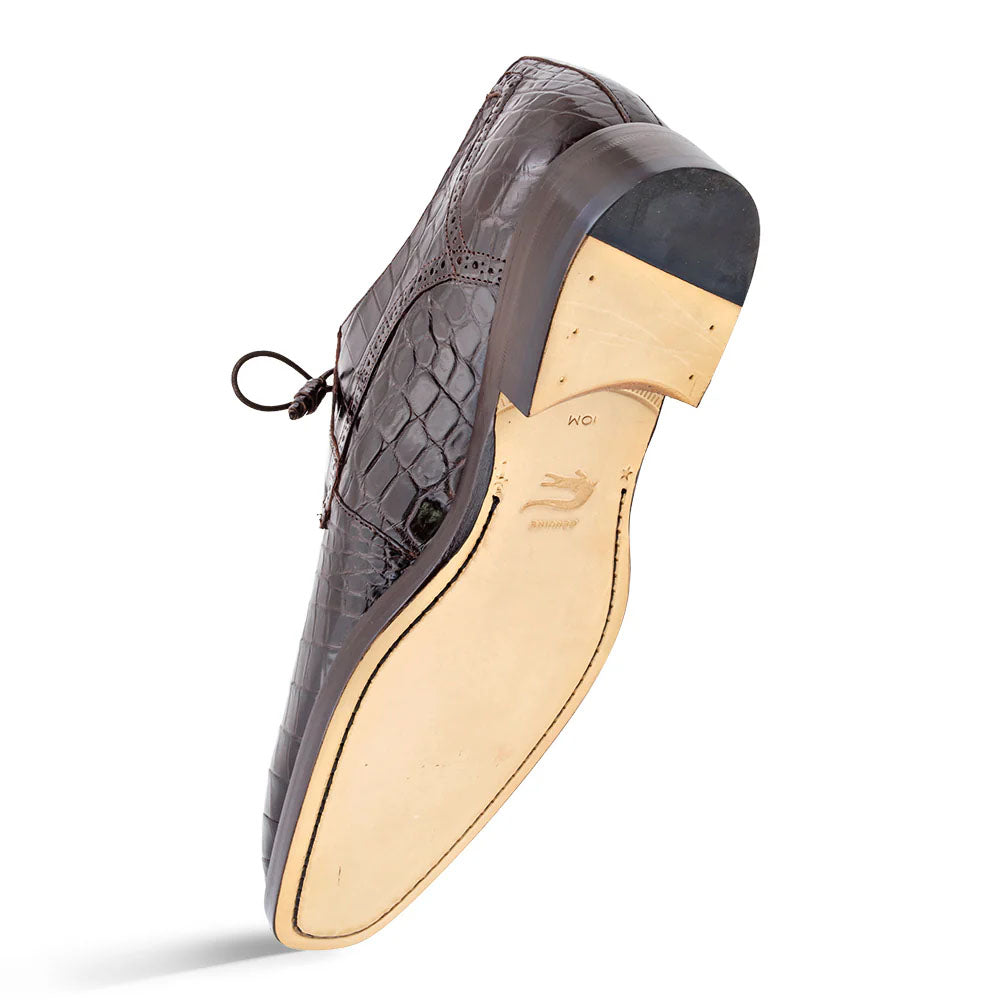 Mezlan Dandy Alligator Lace-Up Brown (EX4967-J) - Medium