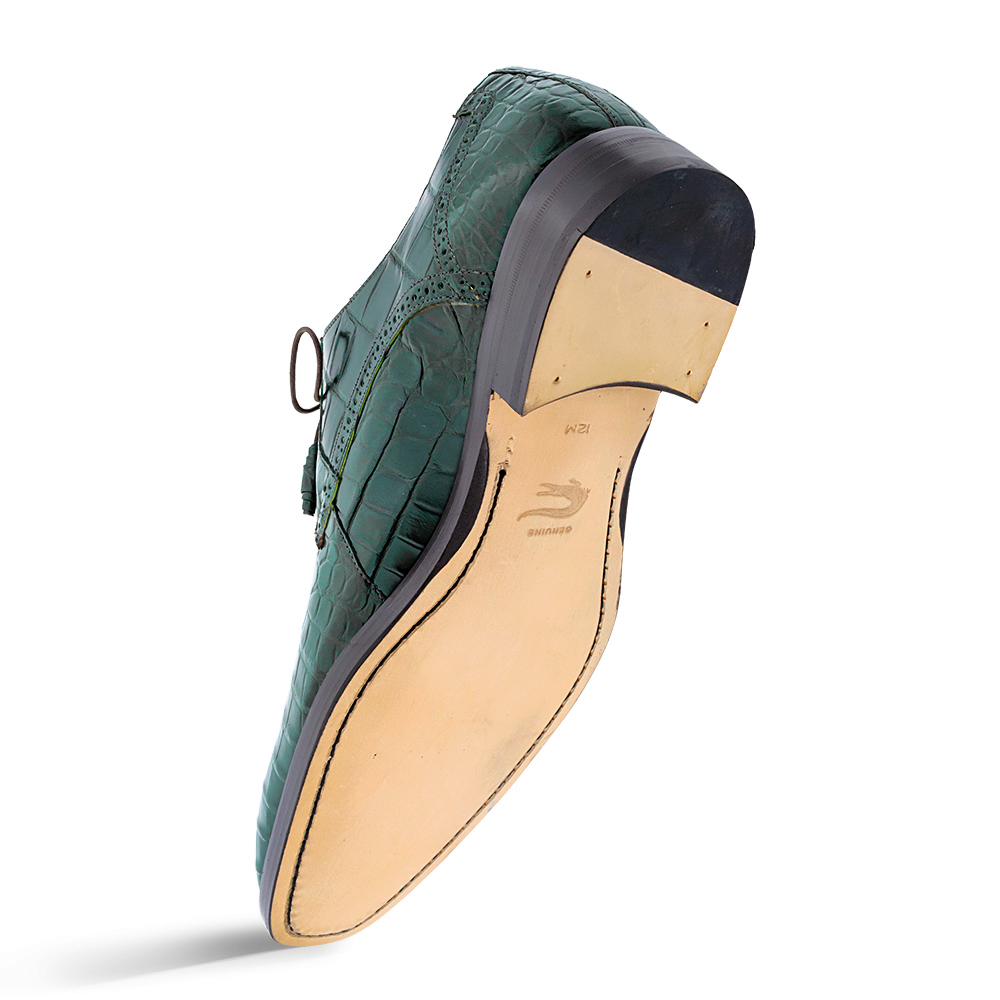 Mezlan Dandy Alligator Lace-Up - Luxury Men's Dress Shoe - 9