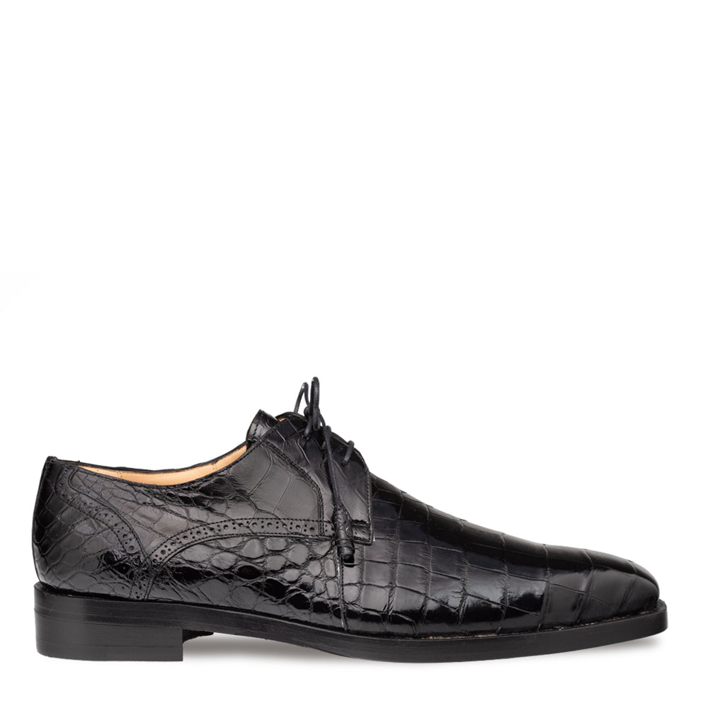 Mezlan Dandy Alligator Lace-Up - Luxury Men's Dress Shoe - 9