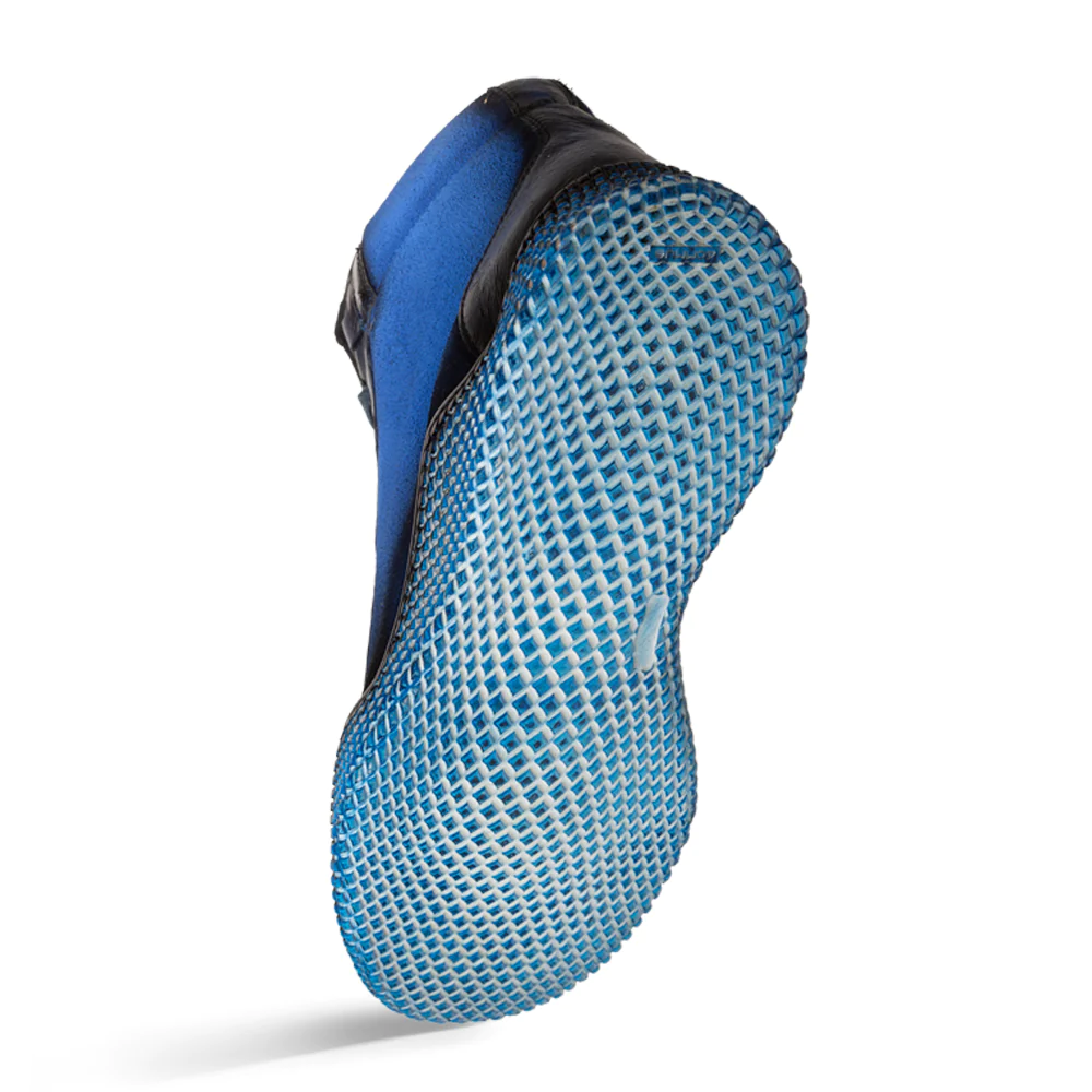 Mezlan Militare Ostrich / Suede Hi-Top Sneaker Jean / Cobalt (4987-S) - Medium