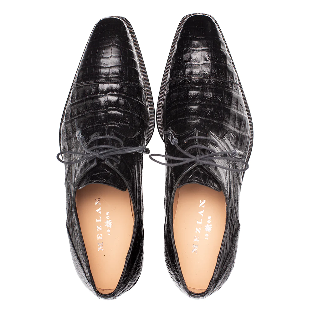 Mezlan Giovane Crocodile Derby - Medium