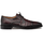 Mezlan Giovane Fuscus Crocodile Cap Toe Derby Burgundy (50032-F)