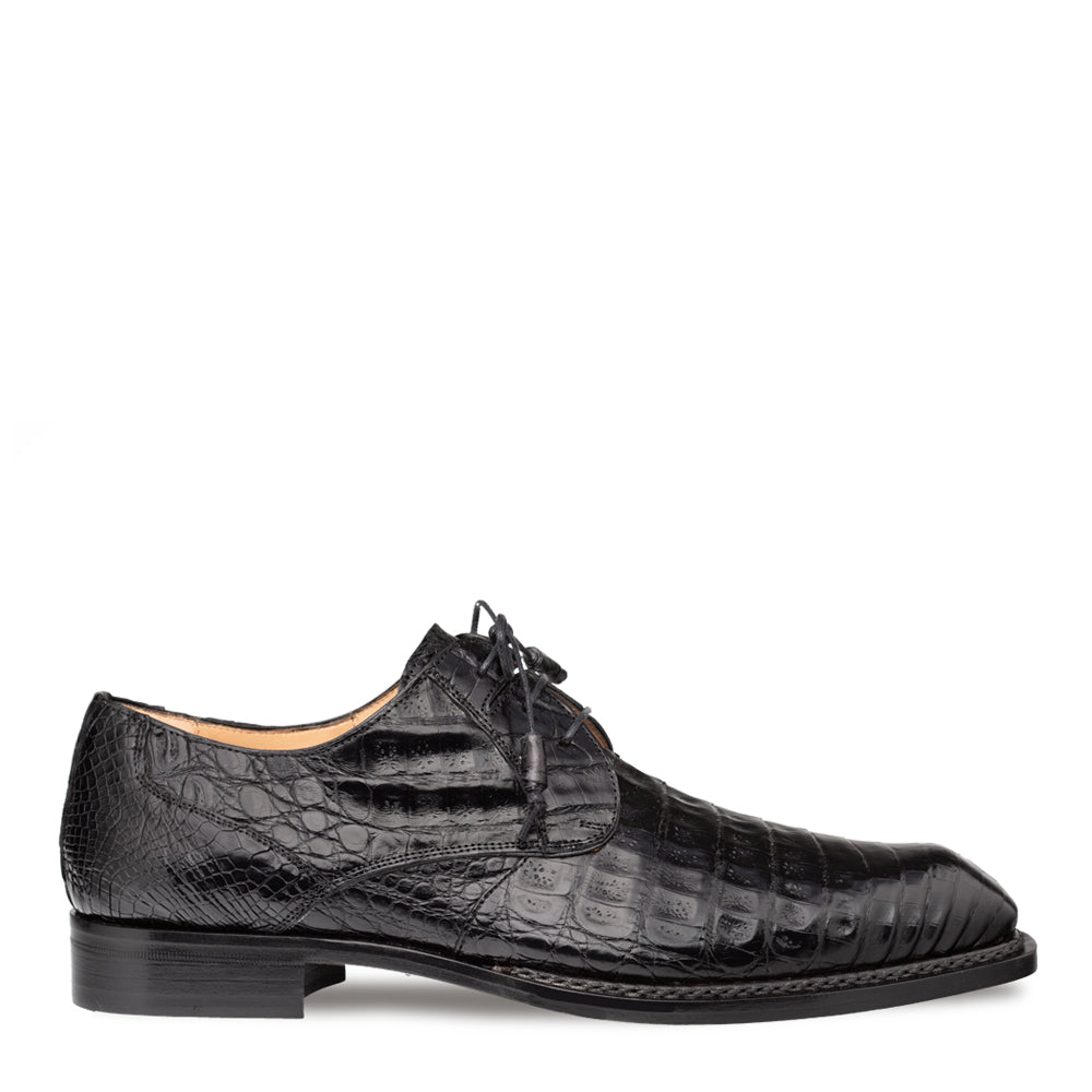 Mezlan Cratos Crocodile Derby - Luxury Leather Dress Shoe - 7.5