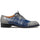 Mezlan Pueblo Crocodile Oxford Pearl Grey / Blue (50115-F)