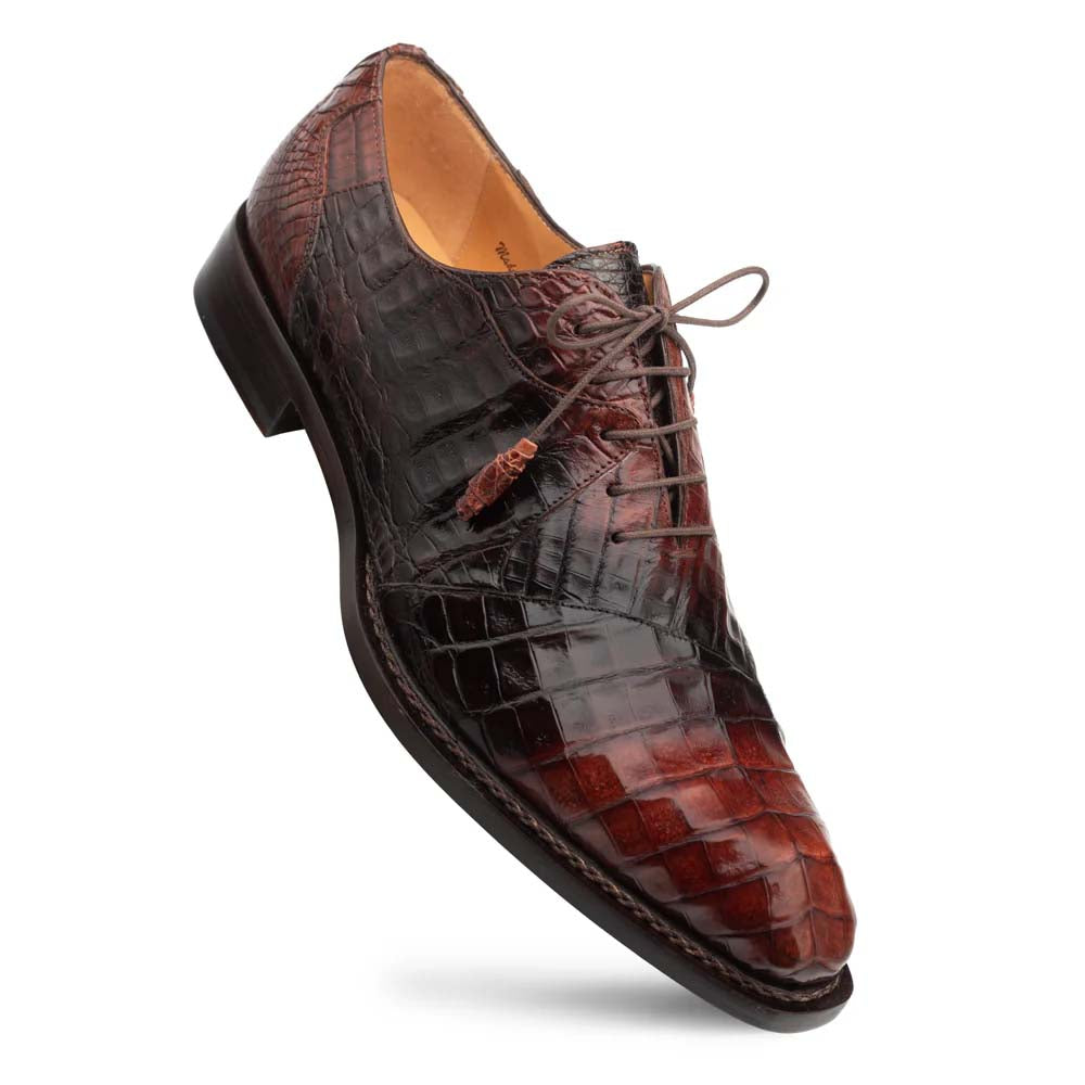 Mezlan Pueblo Crocodile Oxford Sport / Chocolate (50115-F) - Medium