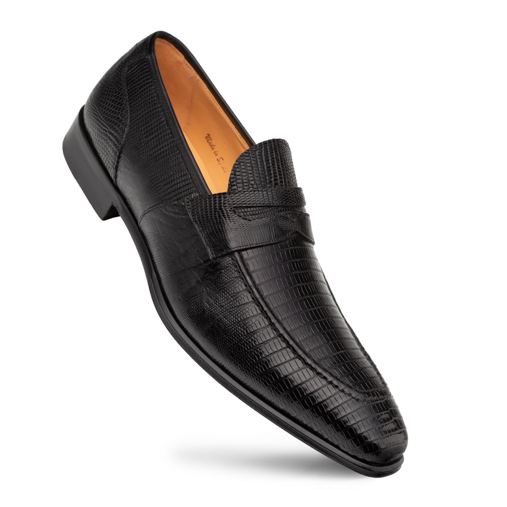 Mezlan Mayor Lizard Penny Loafer - 8