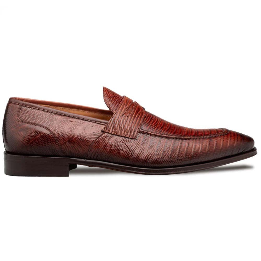 Mezlan Mayor Lizard Penny Loafer - Medium
