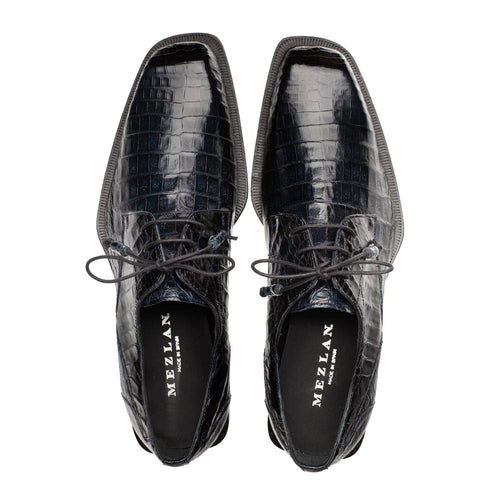 Mezlan Ugo Crocodile Lace Up