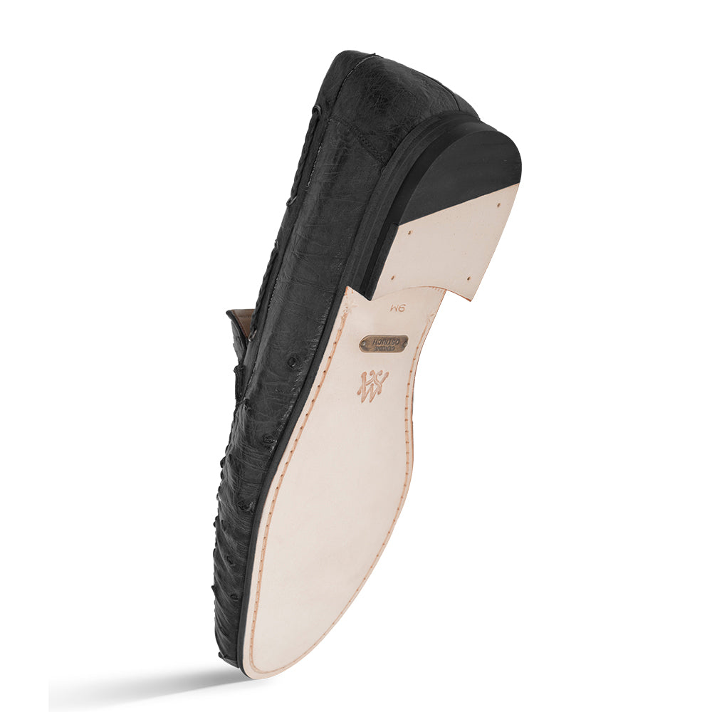 Mezlan Genuine Ostrich Moccasin Slip On - 8