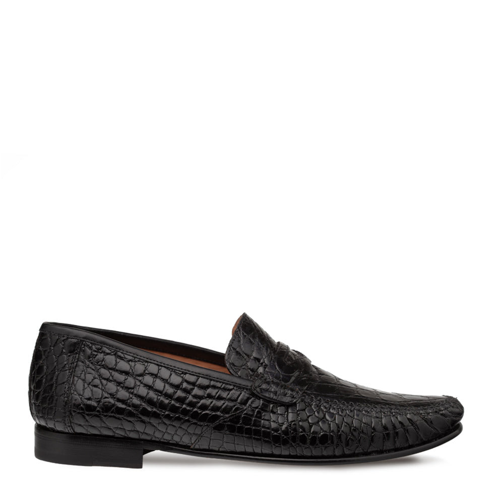 Mezlan Armano Crocodile Moccasin - 9.5