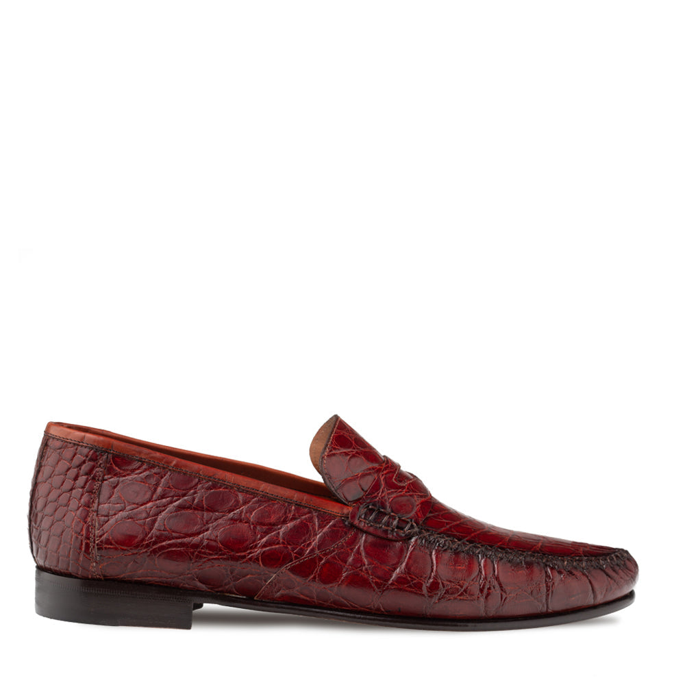 Mezlan Armano Crocodile Moccasin - 9.5
