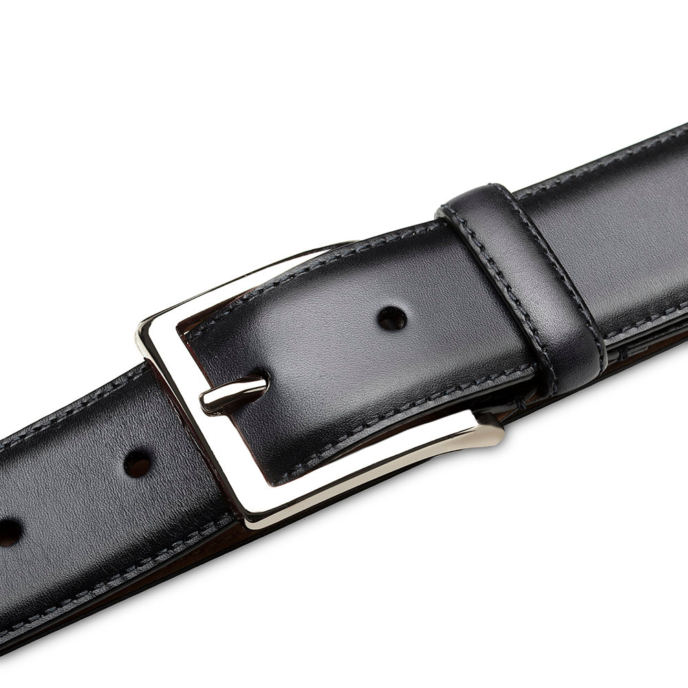 Mezlan Classic Patina Calfskin Belt - 32
