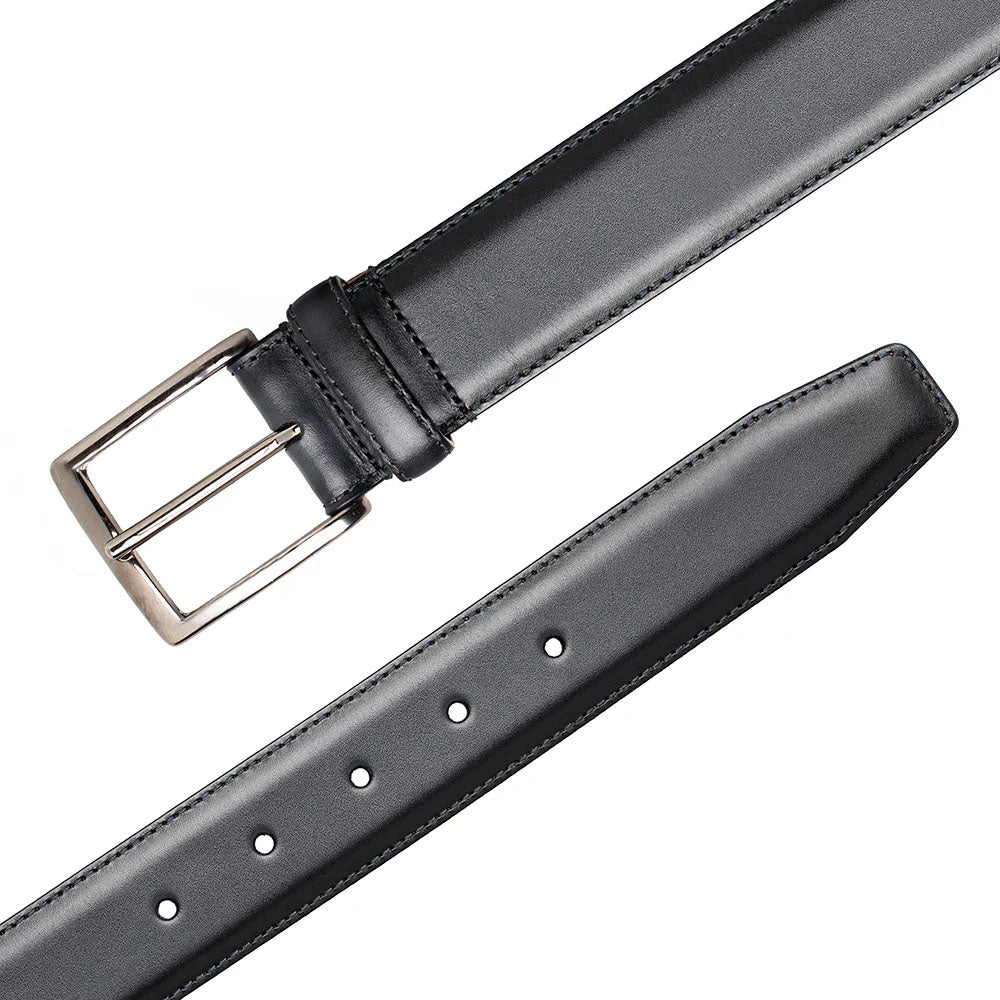 Mezlan Classic Patina Calfskin Belt - 32