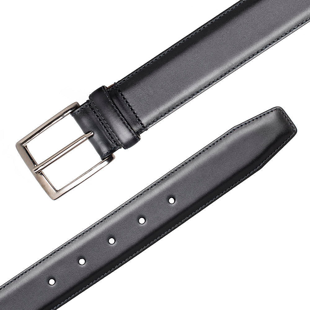 Mezlan Classic Patina Calfskin Belt - 32