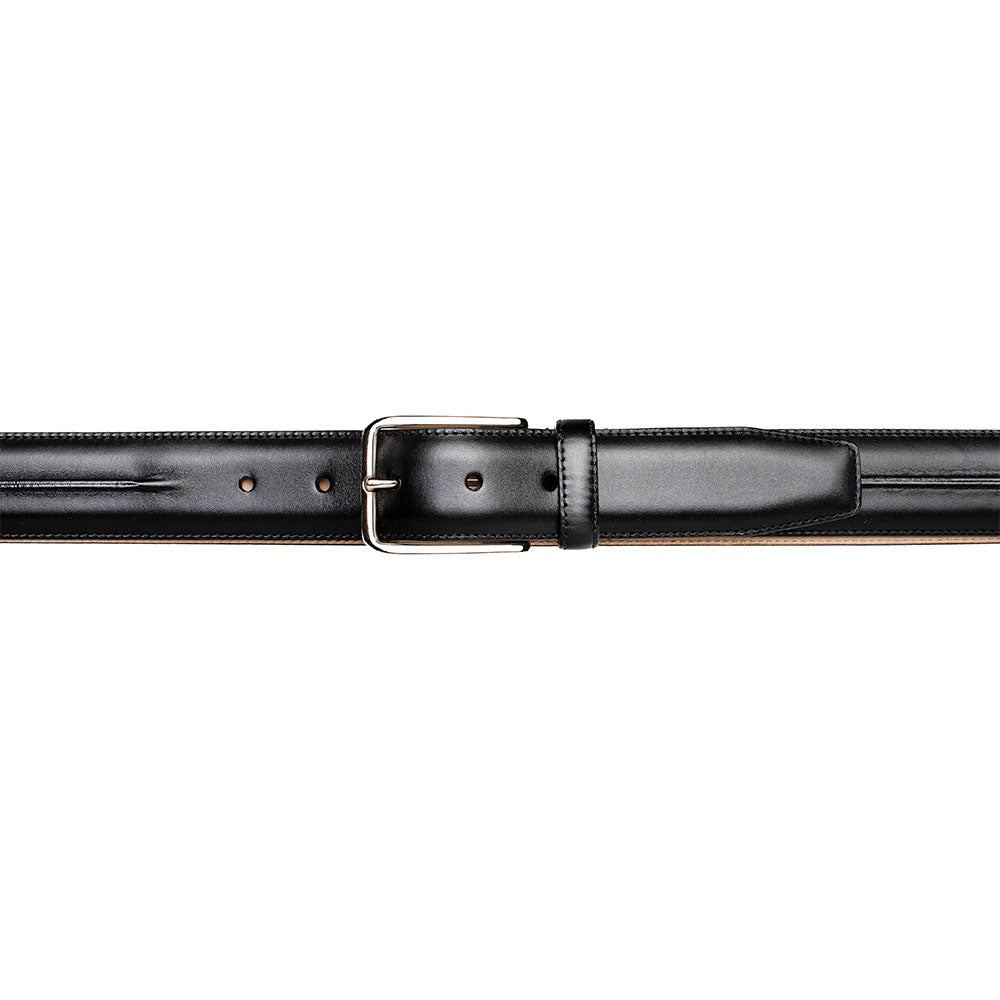 Mezlan Center-Piped Calfskin Belt - 32