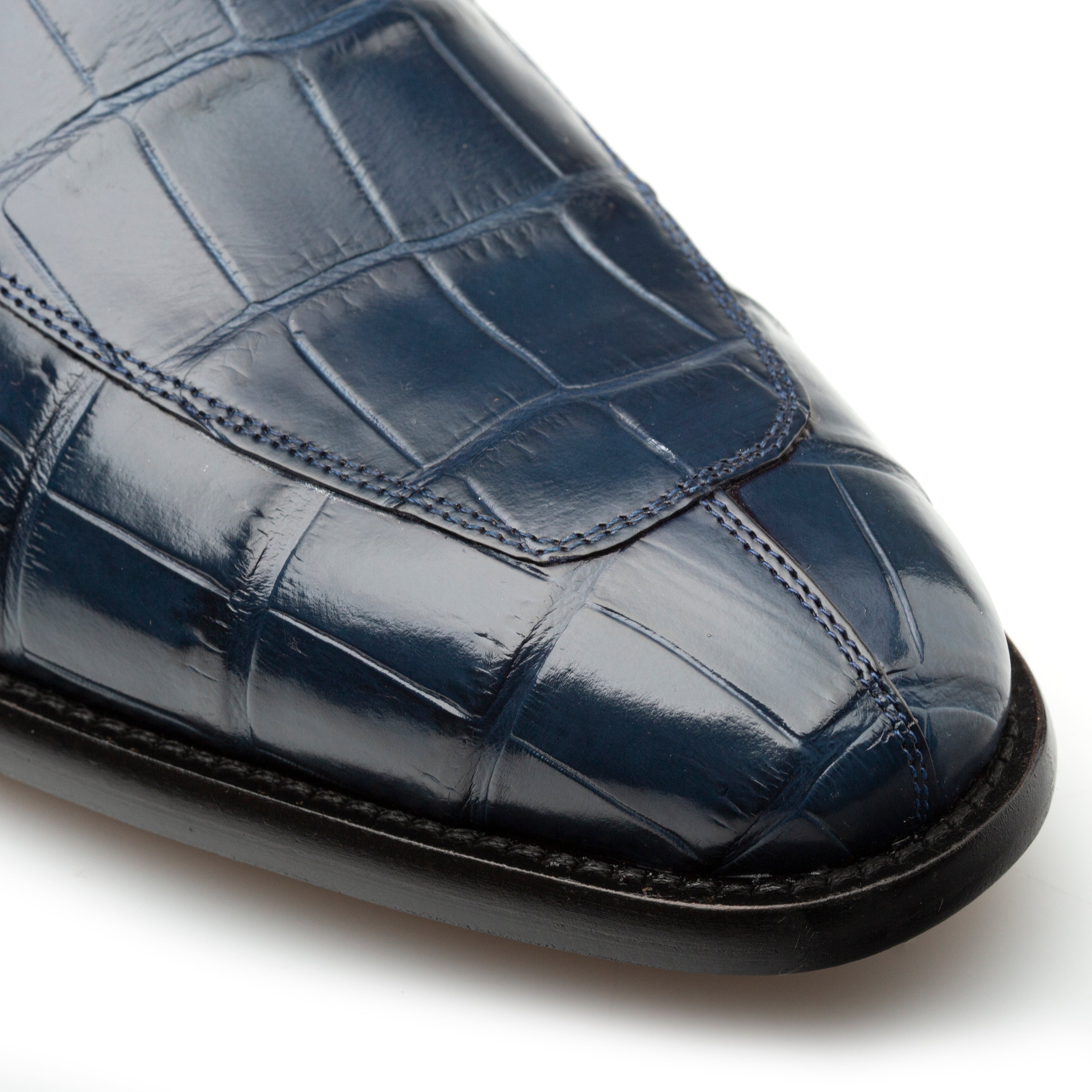 Mezlan Piccolo Alligator Penny Loafer - 8