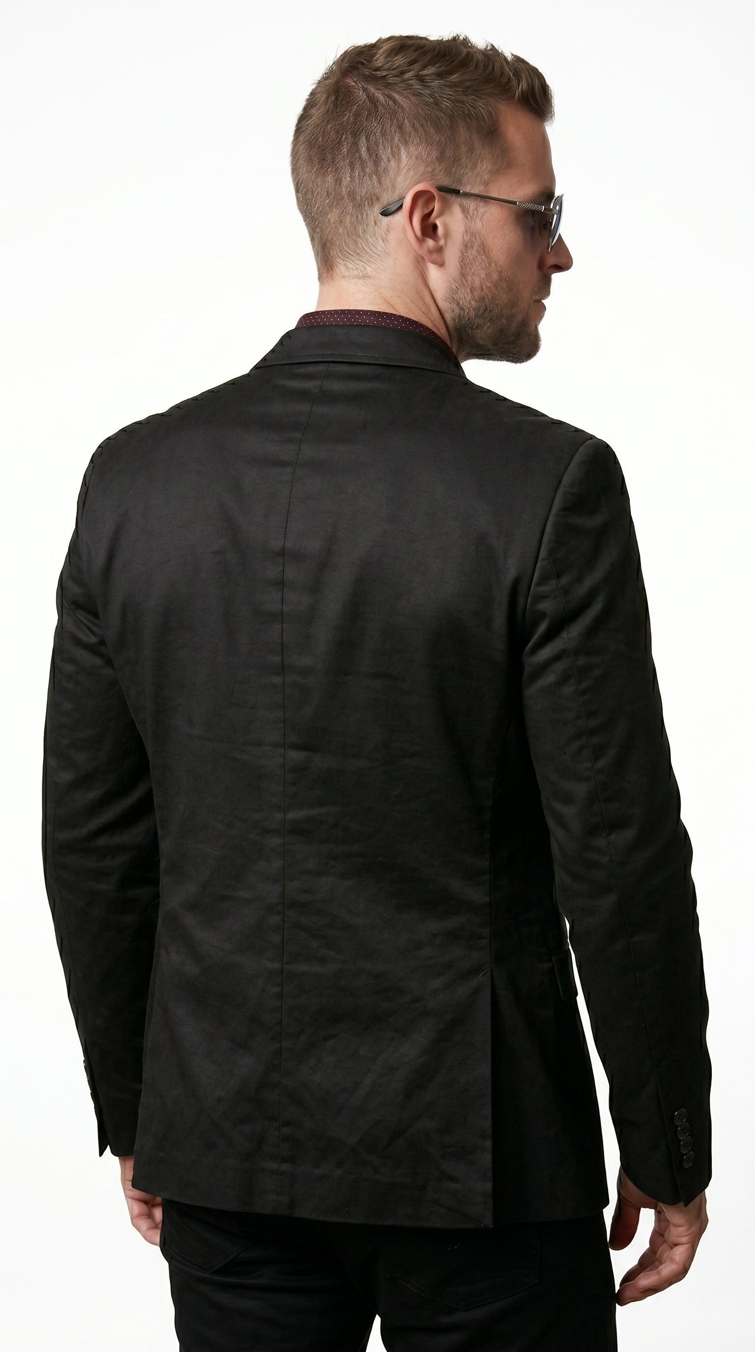 Men’s Roberto Tapia Black Western Cowboy Blazer, Saco Vaquero Charro Jacket MON-2174