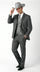 2 Button Trim Cowboy Tuxedo  Grey