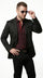 Men’s Roberto Tapia Black Western Cowboy Blazer, Saco Vaquero Charro Jacket MON-2174