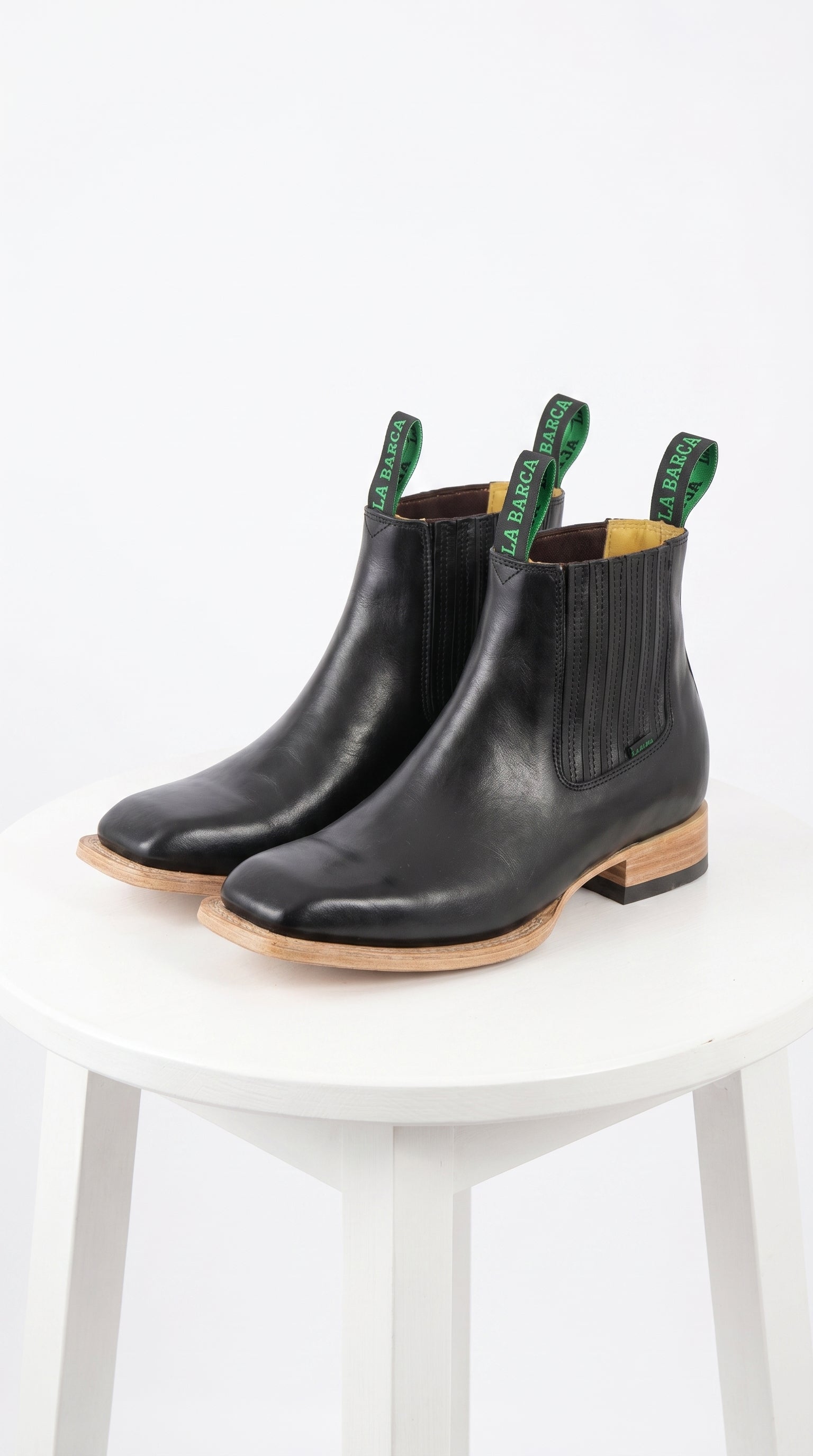 Mens Square Toe Ankle Boots