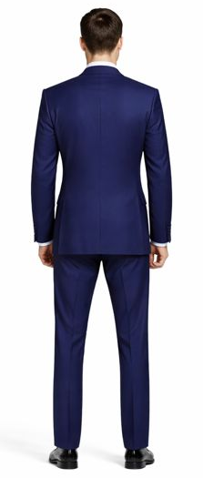 Tiglio 2-Button Slim or Modern Fit in 3-Blue Navy Fabrics