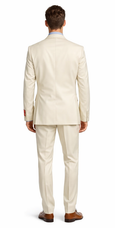 Tiglio Beige Two-button Wool Suit