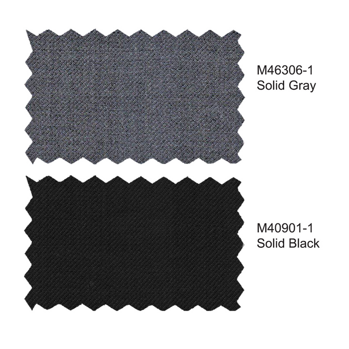 Modern Fit - Tiglio Black or Gray 2-Button Slim or Modern Fit Suit