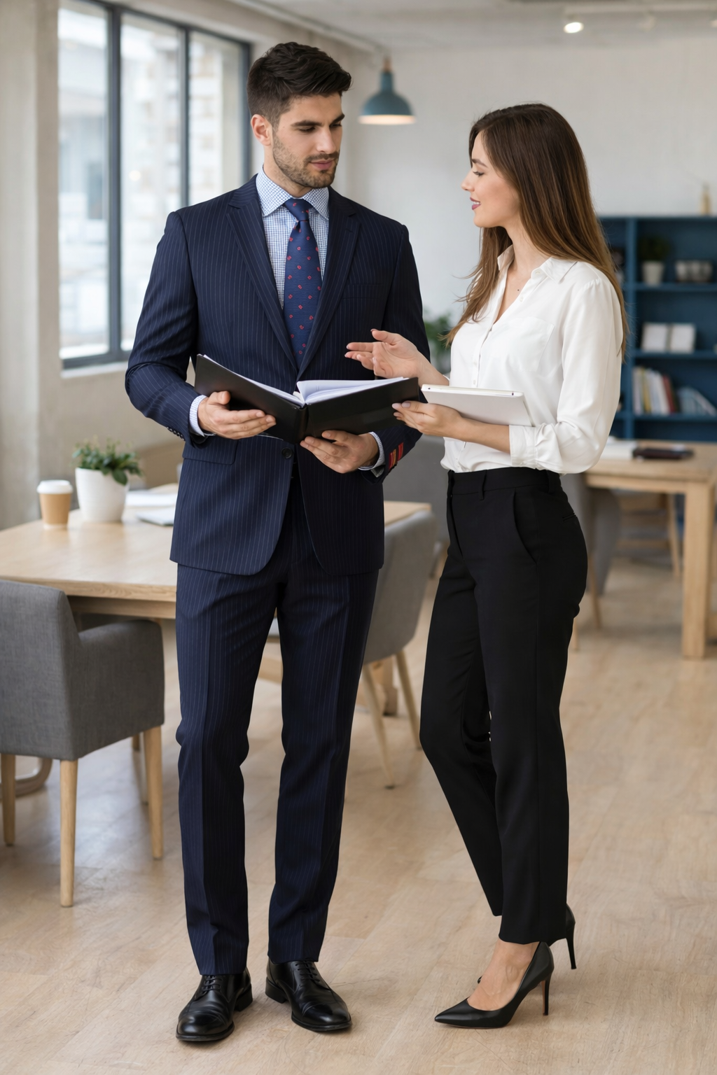 Mantoni Black, Gray, Navy Blue Stripe Two-button Wool Suit 3 Fabrics - 34 Short or Extra Small