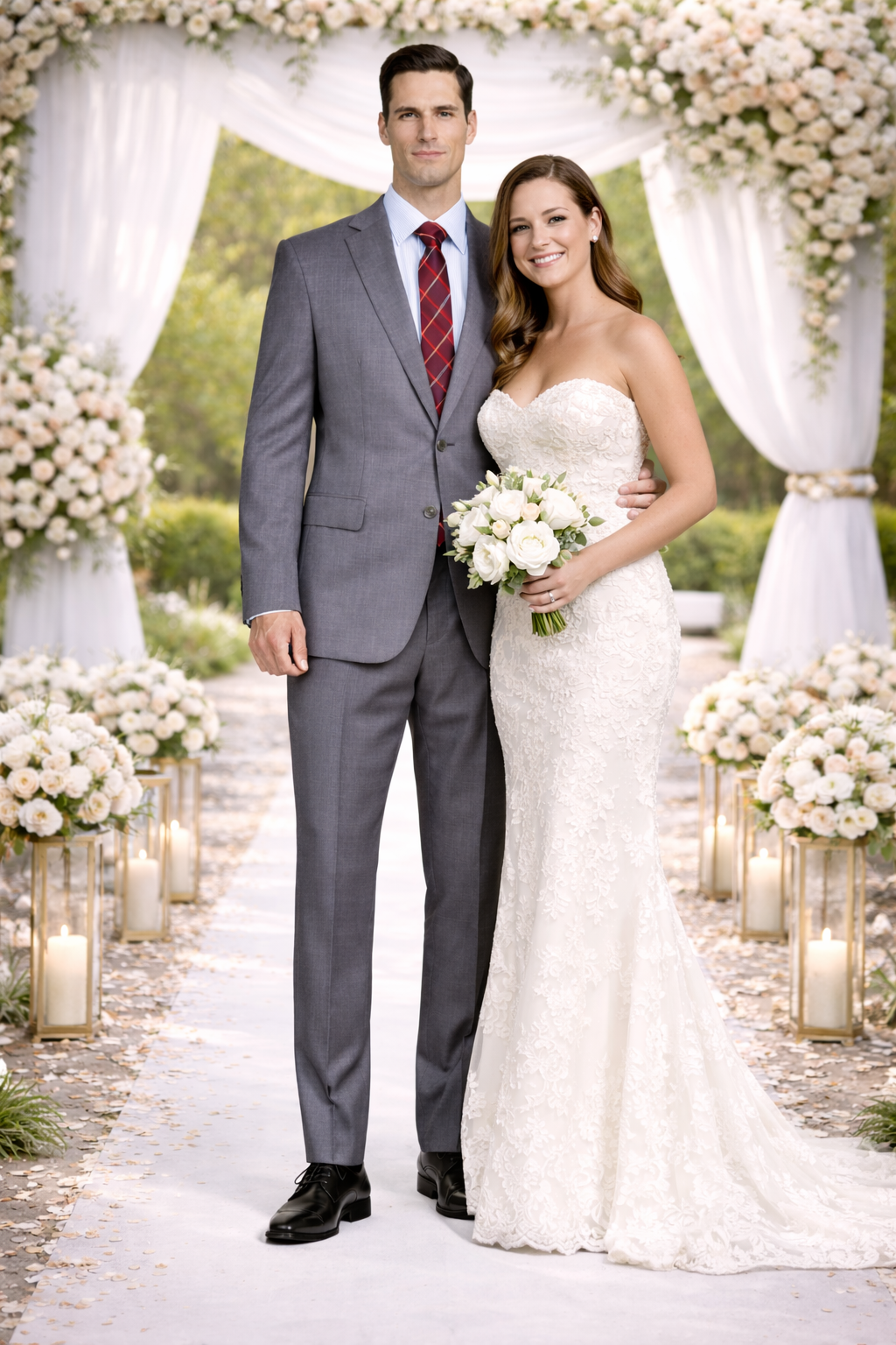 Mantoni Gray Two-button Super Wool Suit - 34 Short or Extra Small