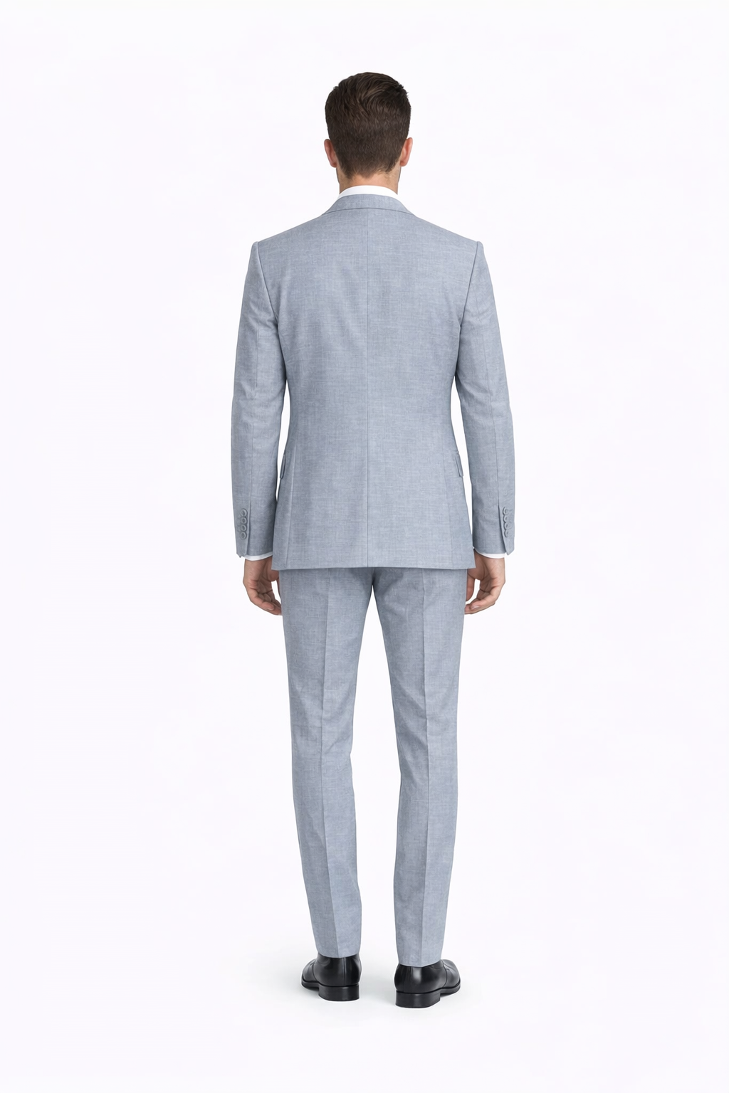 Tiglio Light Gray Suit for Men – Elegant Wedding and Business Formal Suit - 34 Short or Extra Small