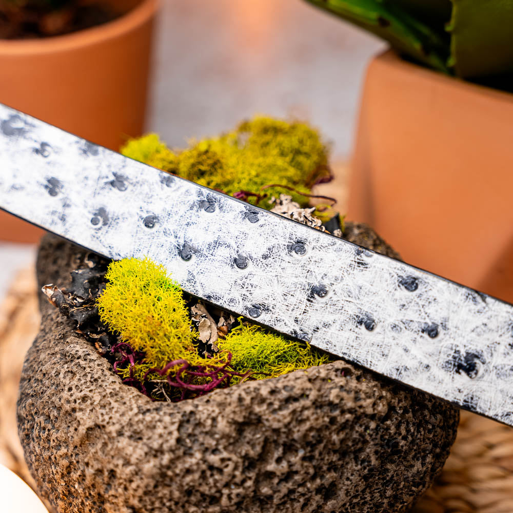 Marco Di Milano Domenico Belt Antique Newspaper - 40