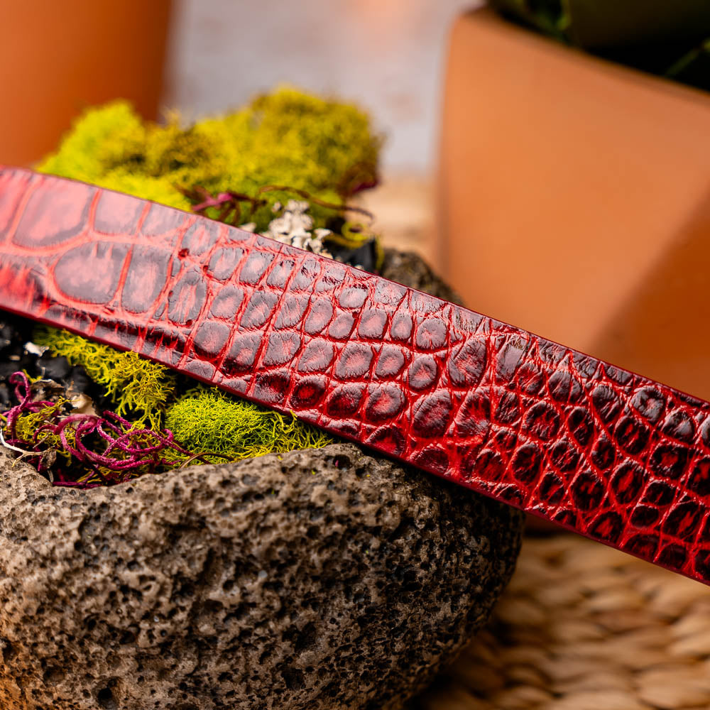 Marco Di Milano Emilio Belt Antique Red - 36