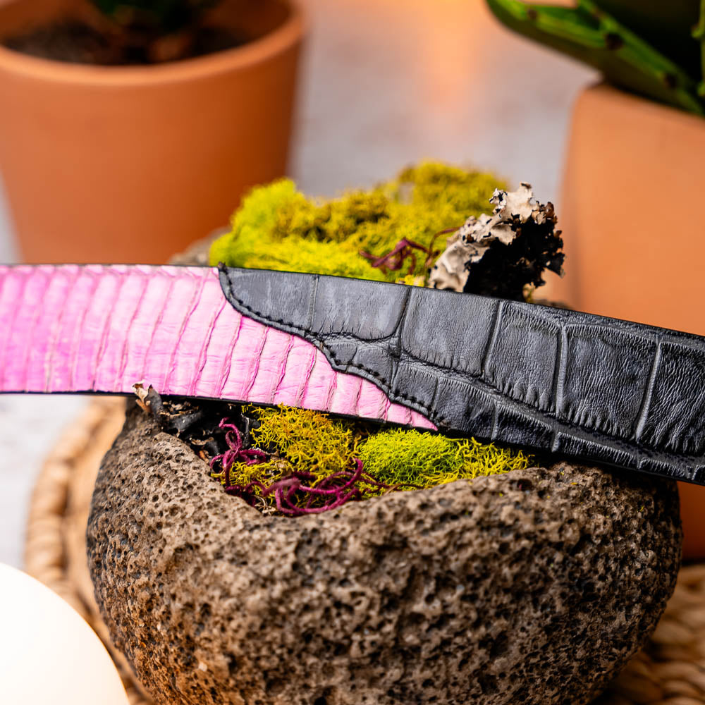 Marco Di Milano Moncalieri Belt Pink / Gray - 36