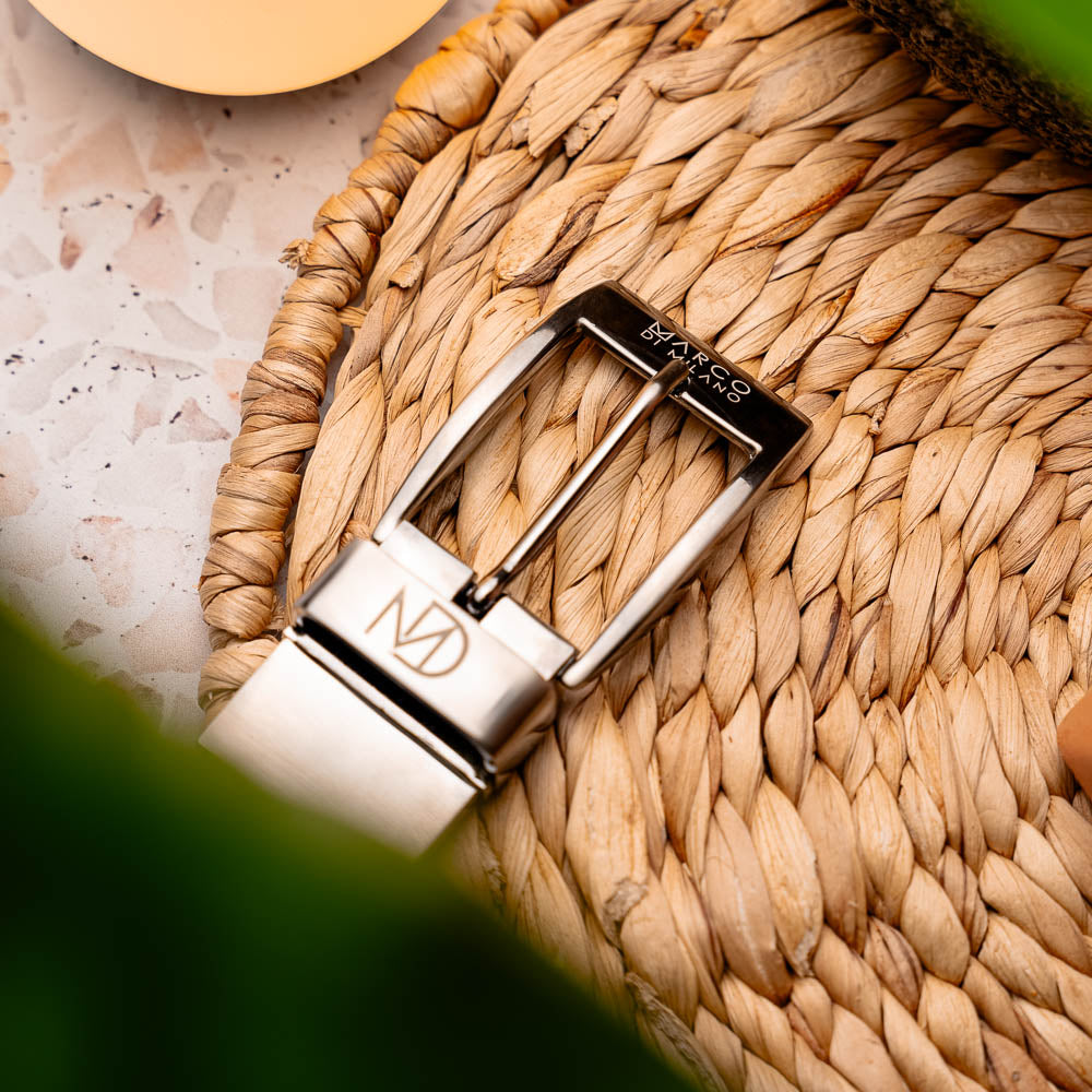 Marco_Di_Milano Silvio Belt Wine Luxury Leather Shoe - 40