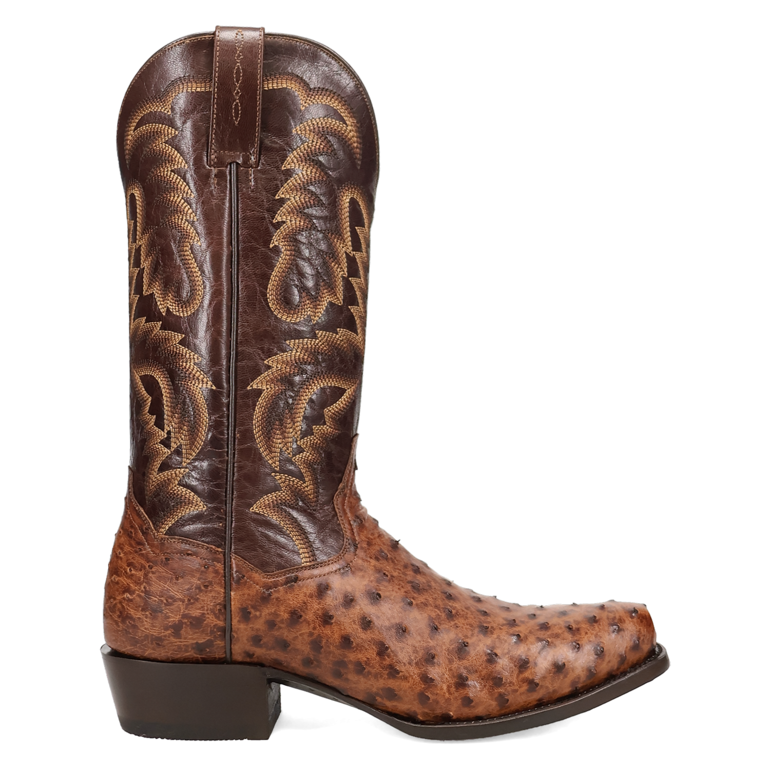 MARCO FULL QUILL OSTRICH BOOT - 7