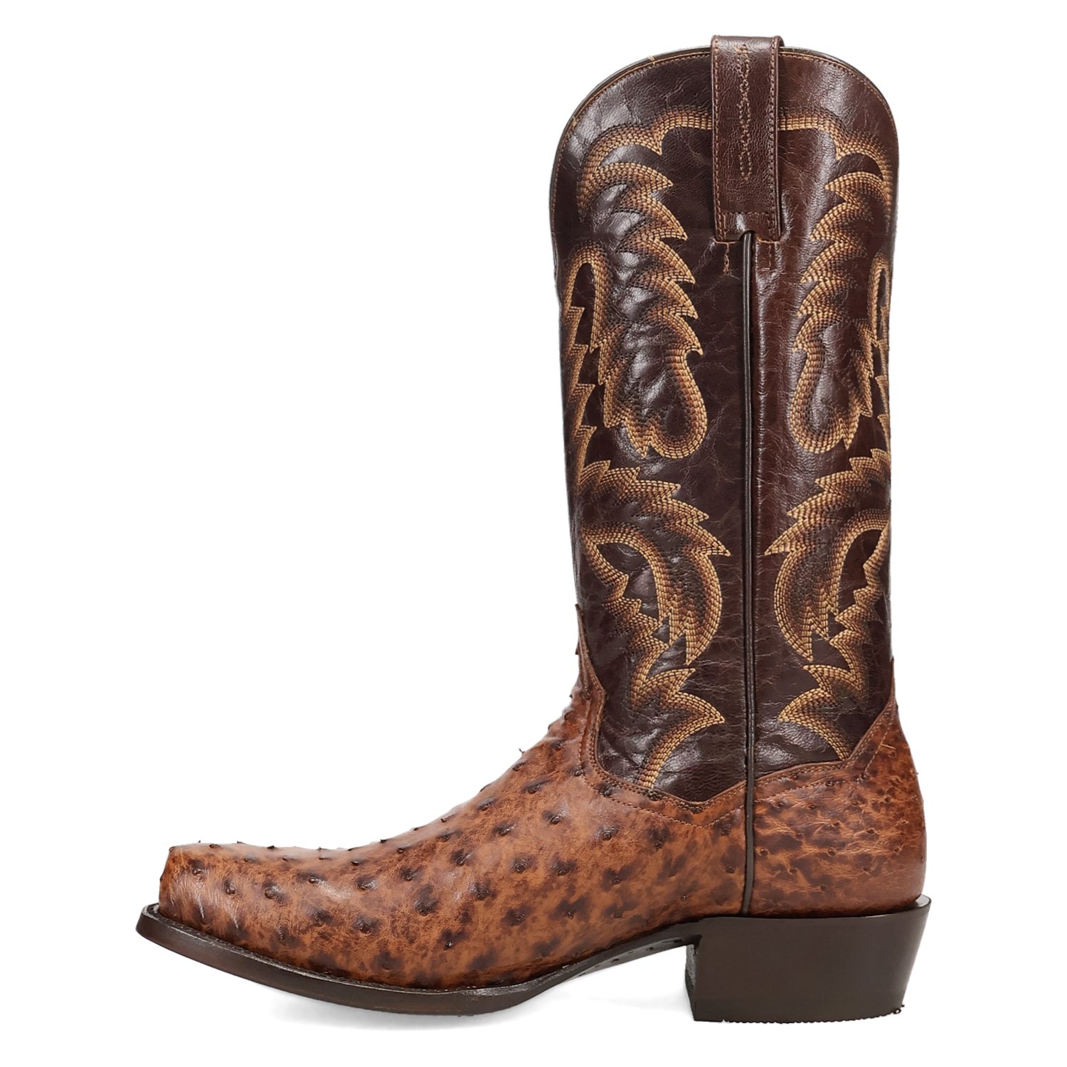 MARCO FULL QUILL OSTRICH BOOT - 7