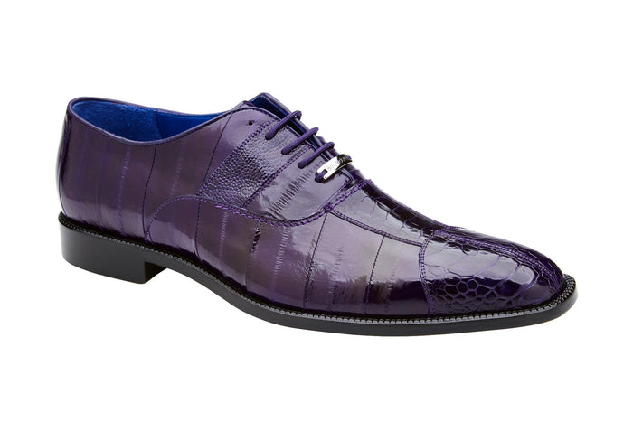Belvedere Mare - Purple Genuine Crocodile Oxford