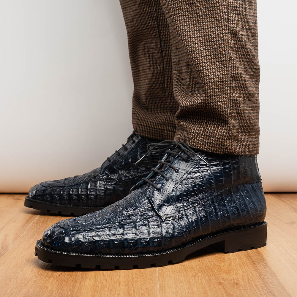 Marco Di Milano Martinelli Navy Leather Shoe - 8 USA