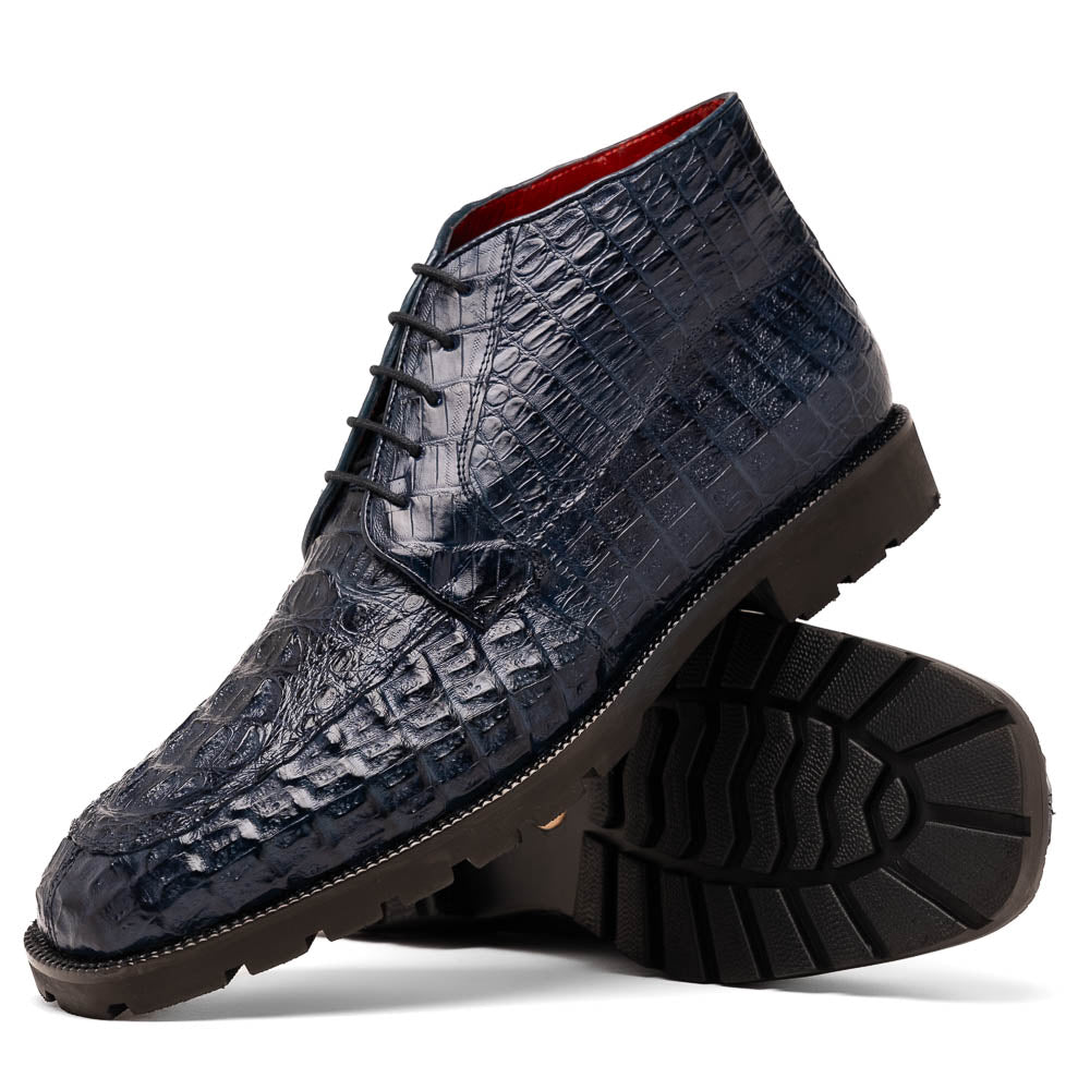 Marco Di Milano Martinelli Navy Leather Shoe - 8 USA