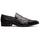 Marco Di Milano Matteo Alligator Penny Loafers Black