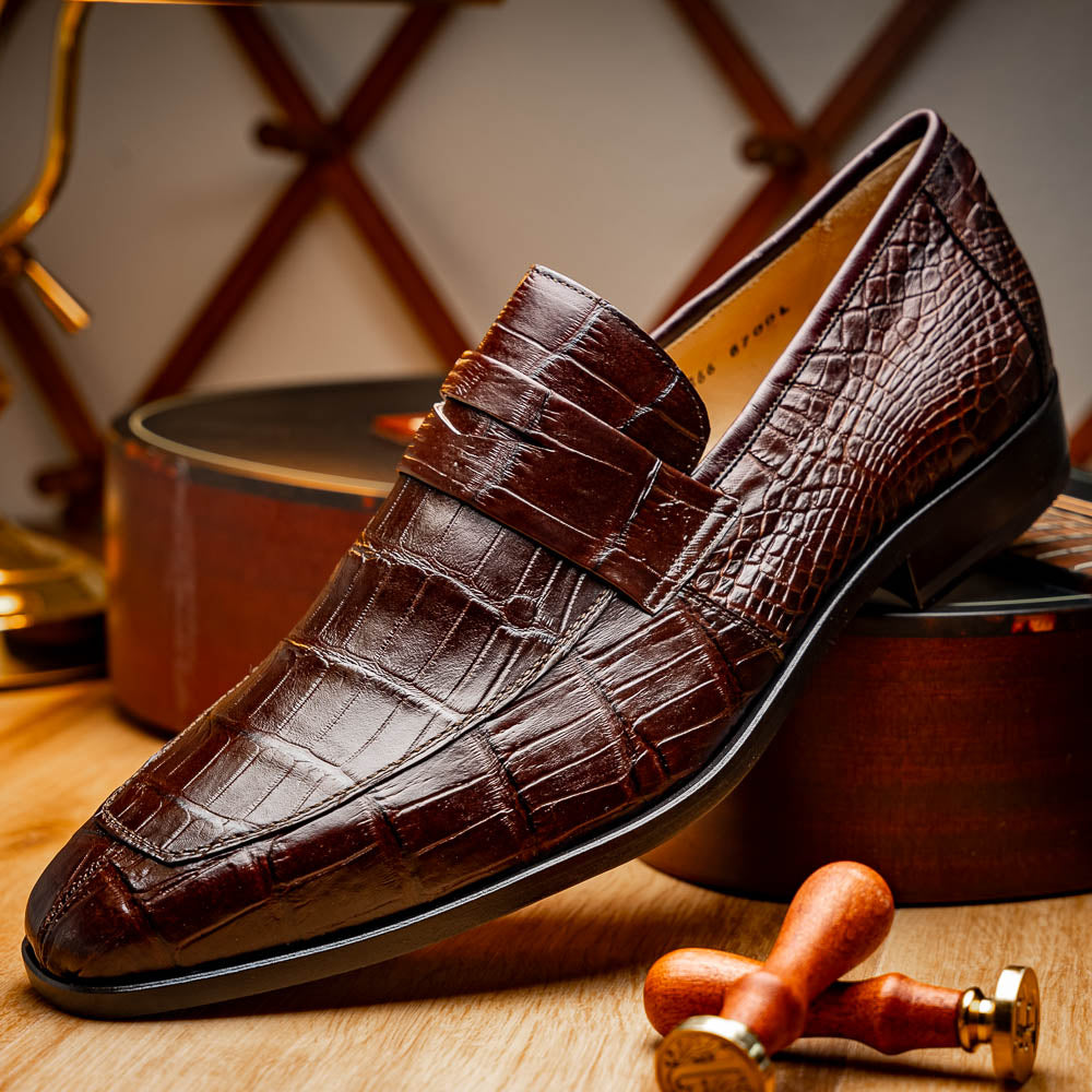 Marco Di Milano Matteo Brown Leather Oxford - 8 USA