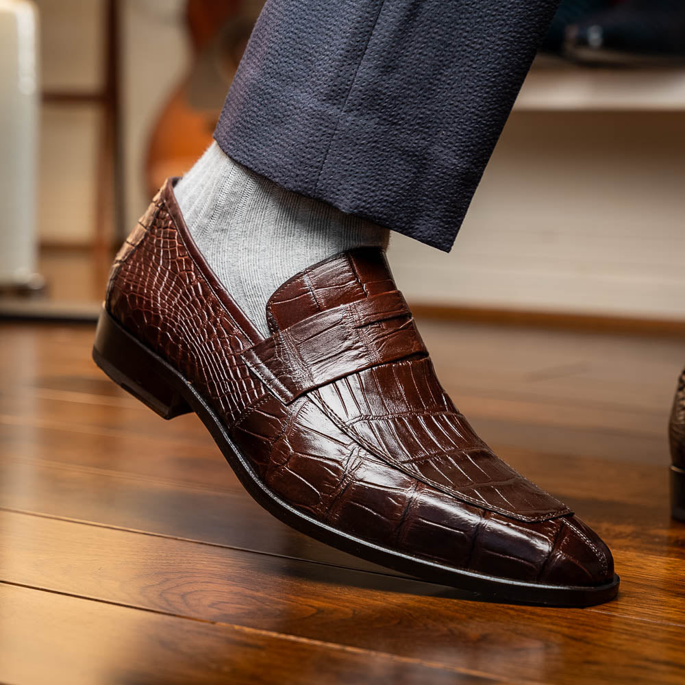 Marco Di Milano Matteo Brown Leather Oxford - 8 USA