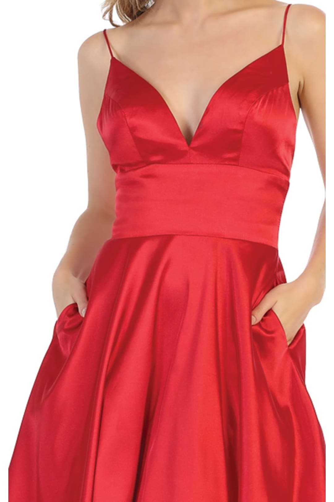 Quince Dama Dresses - Short Quinceanera Dresses in Color Red - 6