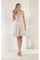 May Queen MQ1959 Spaghetti Straps Cocktail Dress - CHAMPAGNE / 2