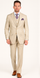 Giorgio Fiorelli Men' 2 Button 3 Piece Double Vents Beige Suit