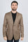 Men’s Western Cowboy Sport Coat with Elbow Patch Detail – Modern Fit Blazer