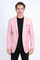 Men’s Pink Sport Coat – Modern Fit Stretch Blazer for Evening Wear
