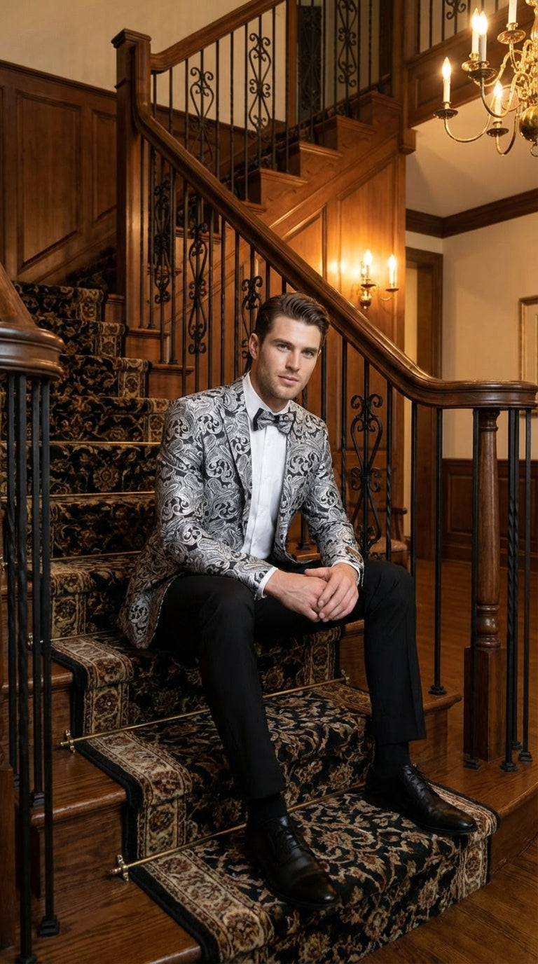 men-s-silver-and-black-paisley-prom-blazer-